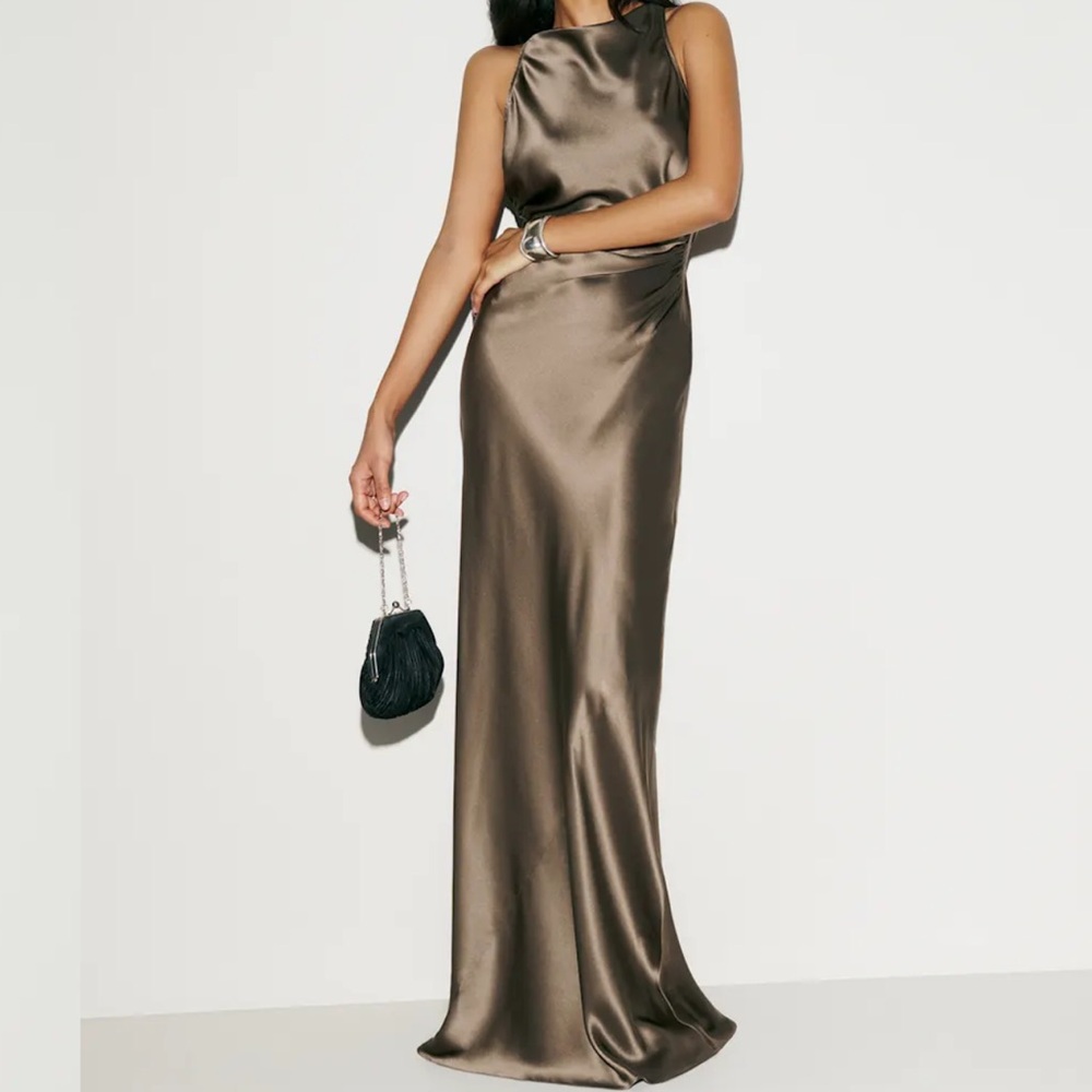 Reformation Anaiis Silk Dress - Picture 2 of 4